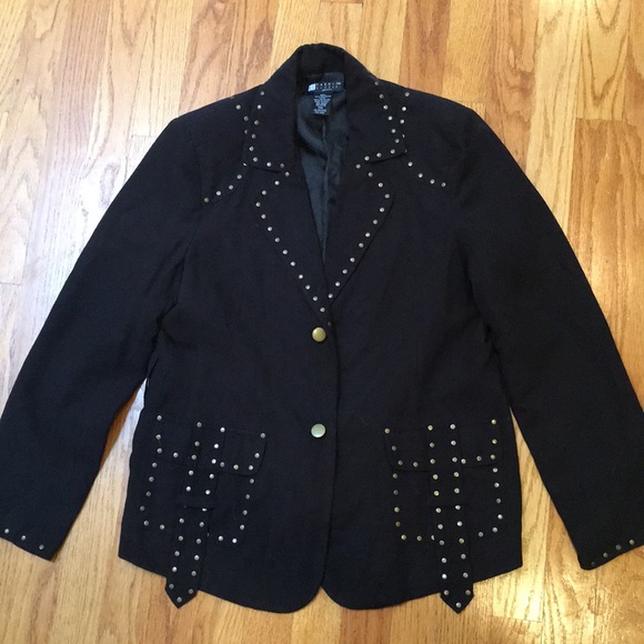 Carole Little Jackets & Blazers - Chic Studded Carole Little Jacket - Petite PM